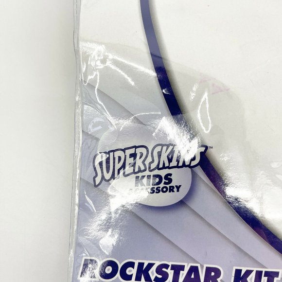 Spirit Halloween Child Unisex Super Skins Costume Rockstar Kit Guitar Bracelet - Picture 2 of 8
